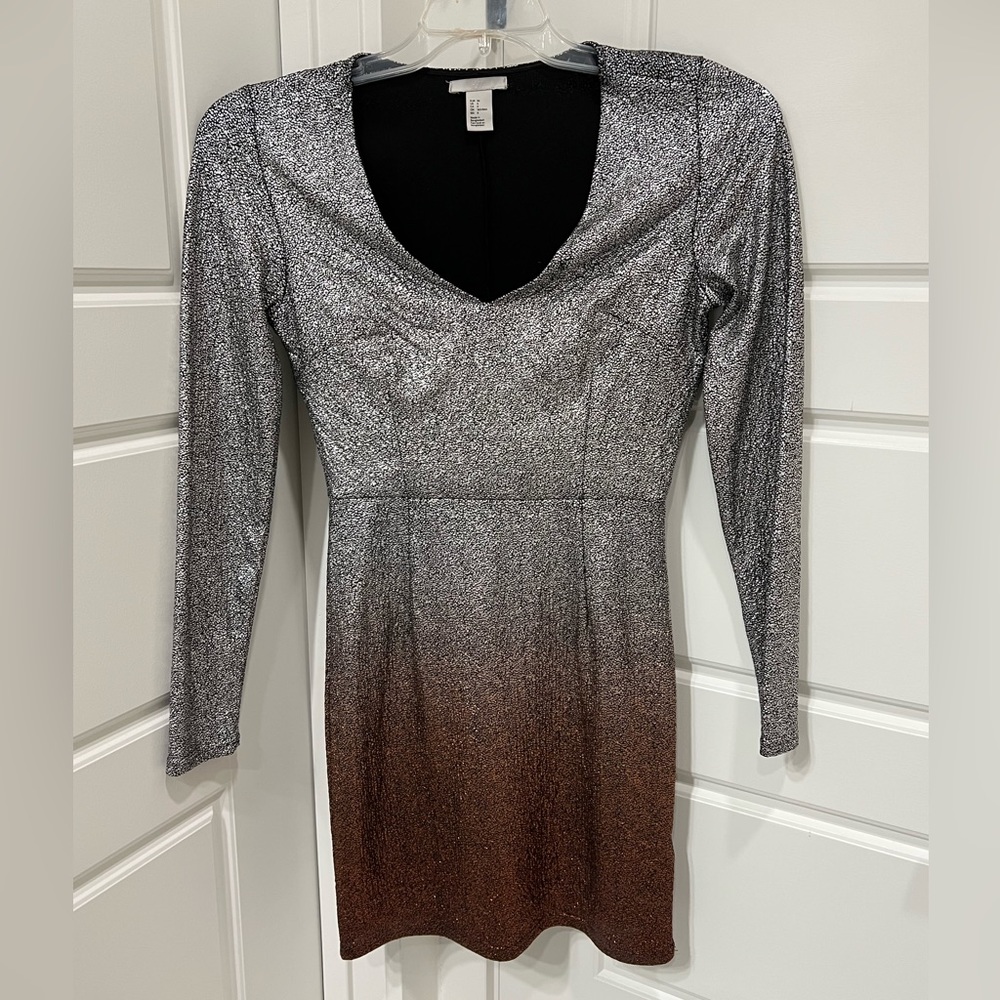 Great metallic dress worn once